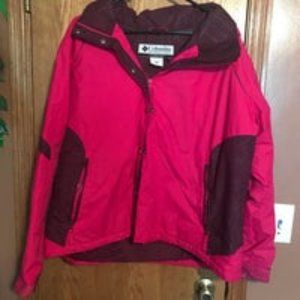 Coumbia Plus Size Ski Jacket 3XL Pink